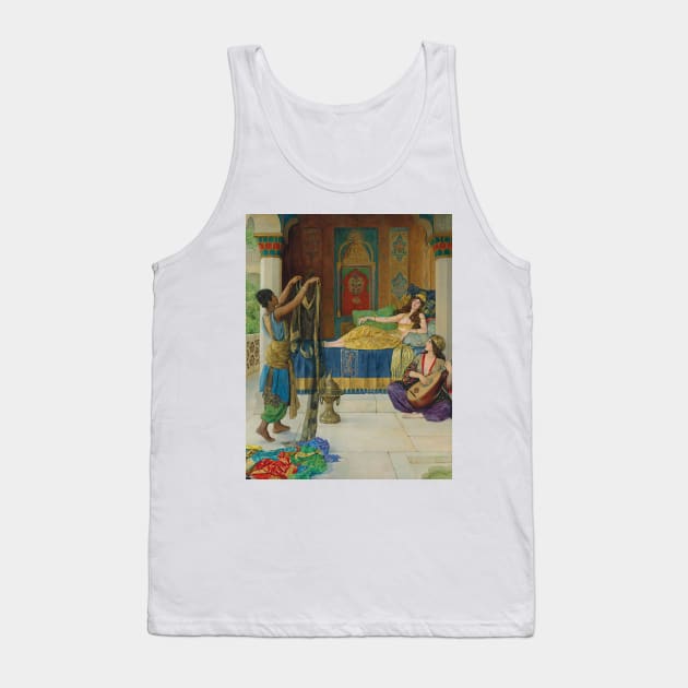 Myrrh, Aloes and Cassia by John Collier Tank Top by Classic Art Stall